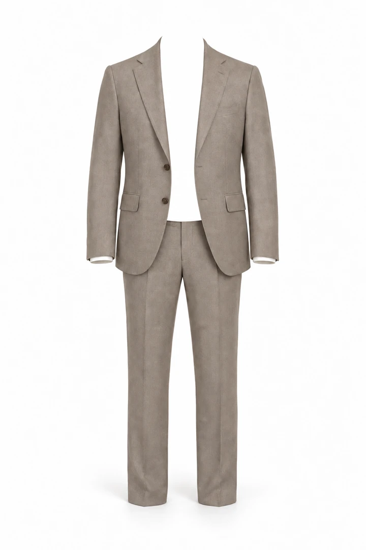 Taupe suit — AI styling inspiration